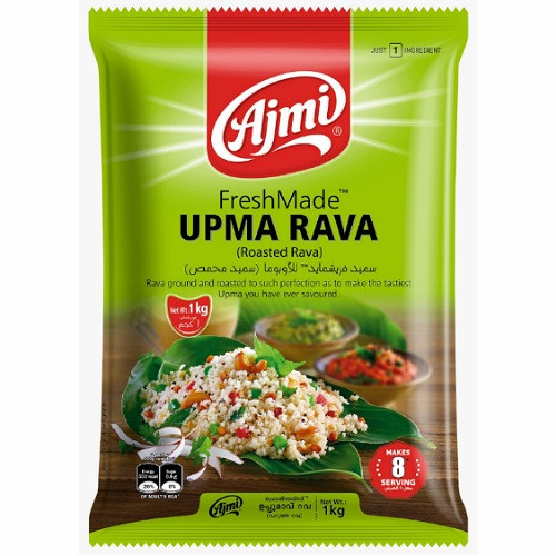 [8908006779048] AJMI ROASTED UPMA RAVA(FRIED SOOJI) 1 KG