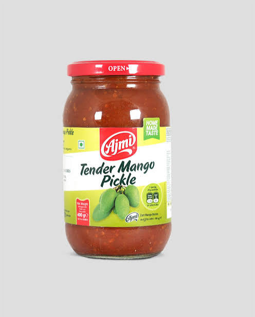 [8906134670237] AJMI TENDER MANGO PICKLE 400 GM