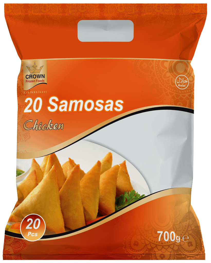 CROWN FROZEN SAMOSA CHICKEN 700 GM