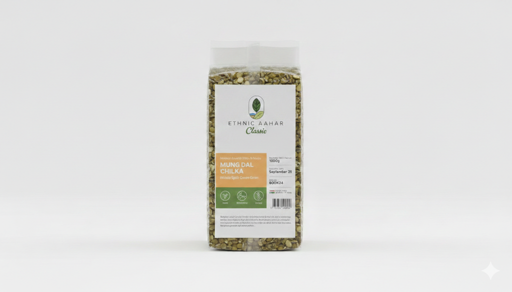 [EAPUMG1000] ETHNIC AAHAR MUNG BEANS DAAL CHILKA1 KG
