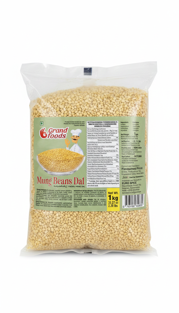 [793150656639] GRAND FOOD MUNG BEANS DAAL 1KG