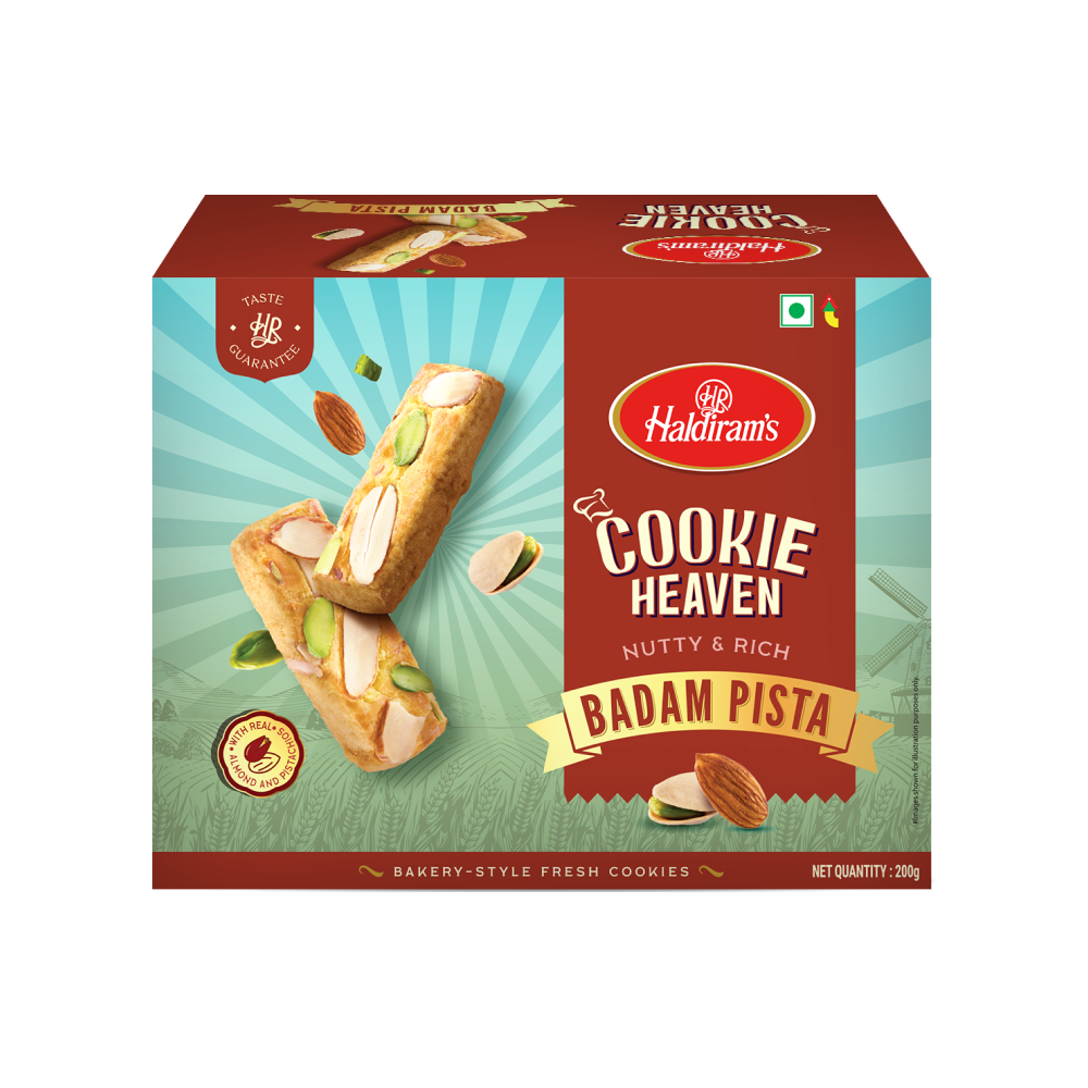 [8904063260864] HALDIRAM COOKIES BADAM PISTA  200G
