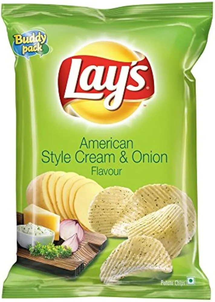 LAYS AMERICAN STYLE CREAM AND ONION