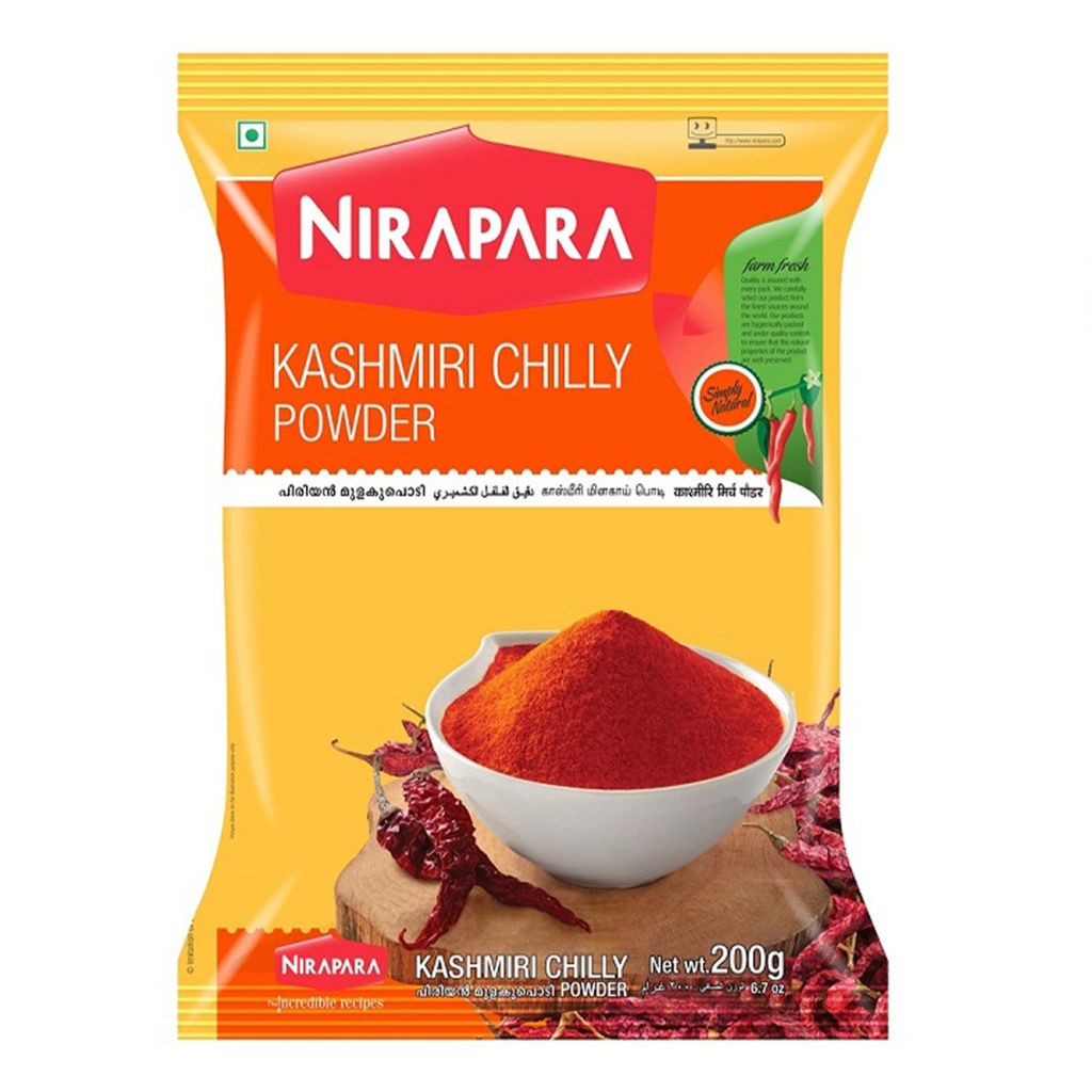 NIRAPARA KASHMIRI CHILLY POWDER 200 GM