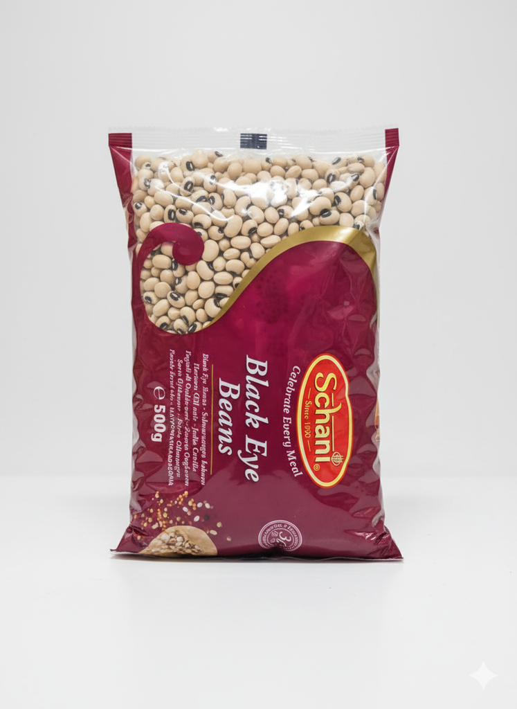 SCHANI BLACK EYE BEANS  500G