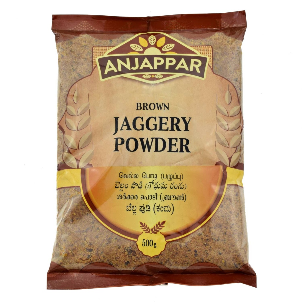 [4019041007431] ANJAPPAR JAGGERY POWDER BROWN 500g