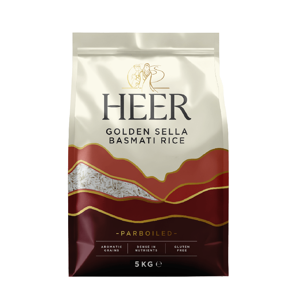 HEER GOLDEN SELLA BASMATI RICE 5 kg