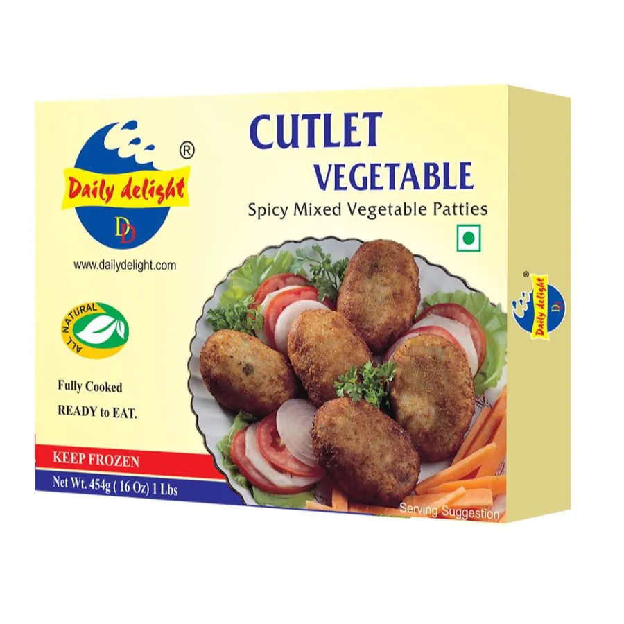 VEGETABLE CUTLET 450gm - DAILY DELIGHT