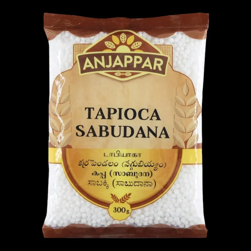 ANJAPPAR SAGO (TAPIOCA LARGE) 300gm