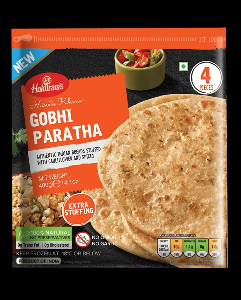 HALDIRAM FROZ. GOBHI PARATHA 400gm