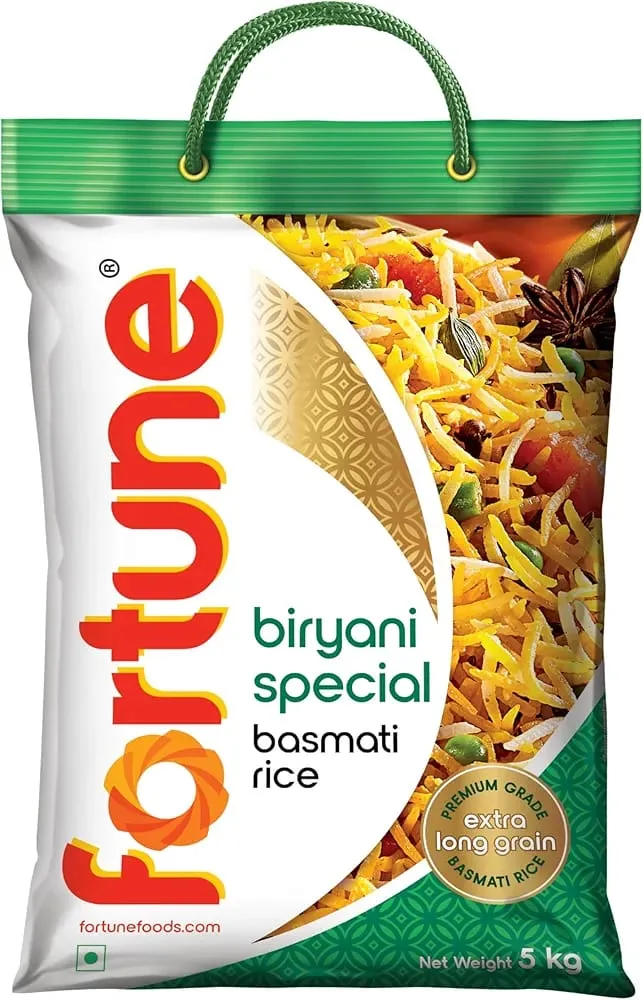 FORTUNE BIRYANI SPECIAL BASMATI
RICE 5 kg