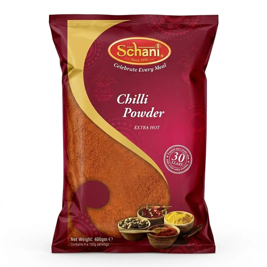 SCHANI CHILLI POWDER EXTRA HOT 400g