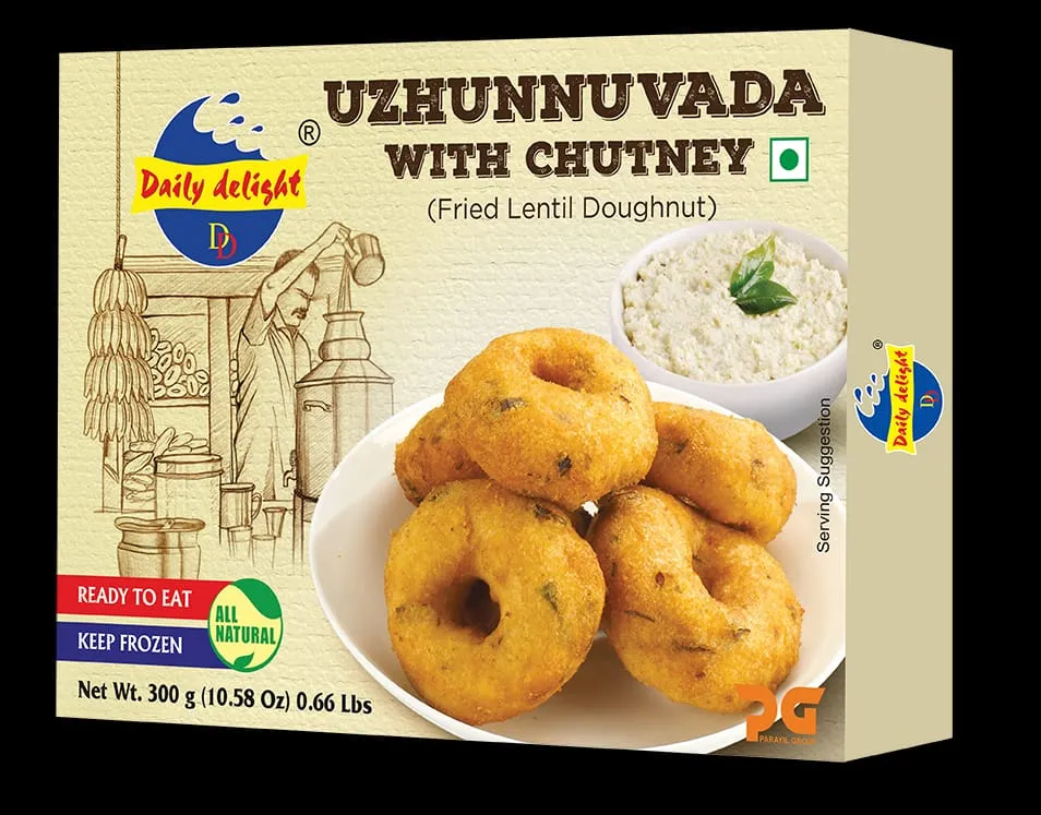 UZHUNNUVADA WITH CHUTNEY 300g - DAILY DELIGHT