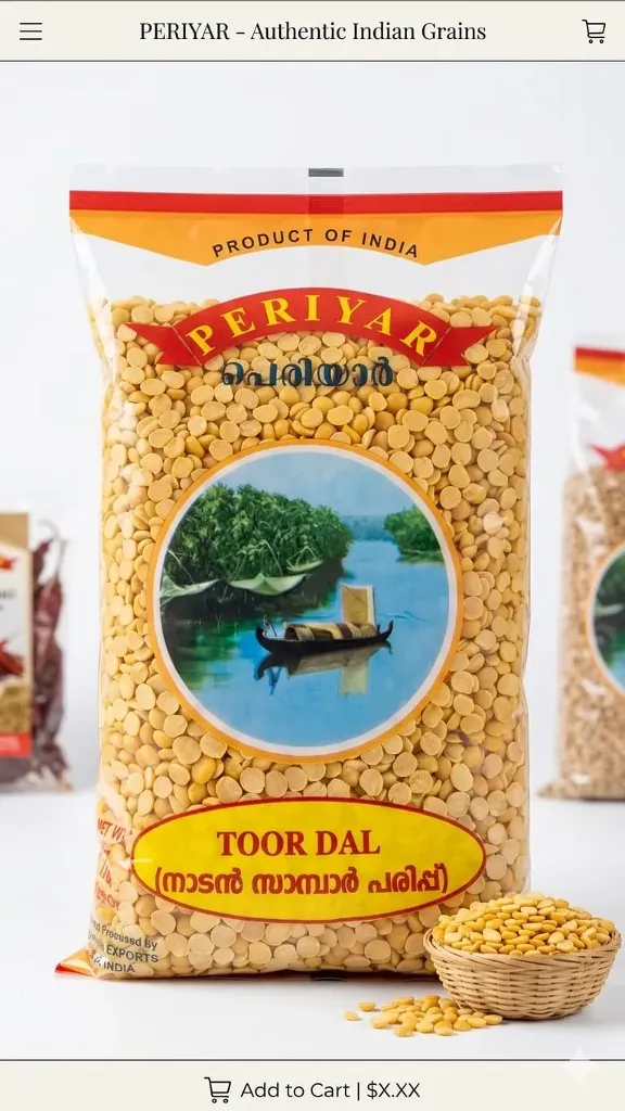 PERIYAR TOOR DAL 500g