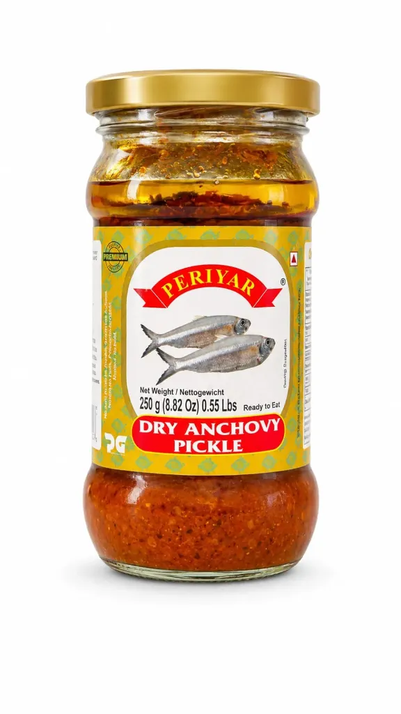[665244056727] Periyar Dry Anchovy Pickle 250gm