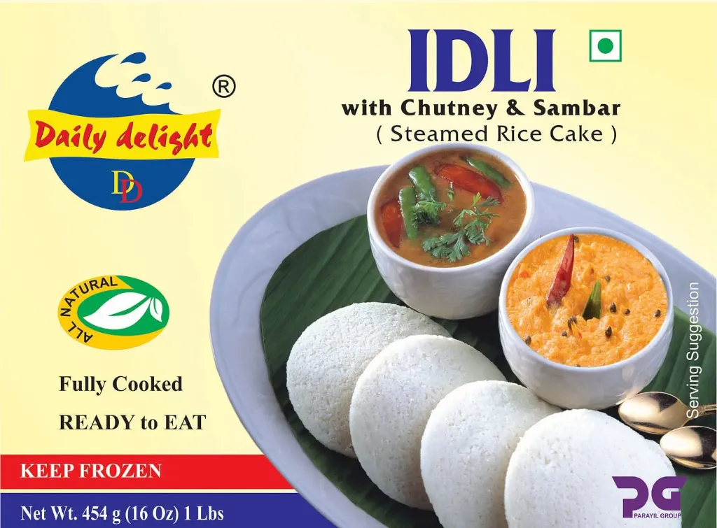 IDLI with CHUTNEY and SAMBAR 454gm