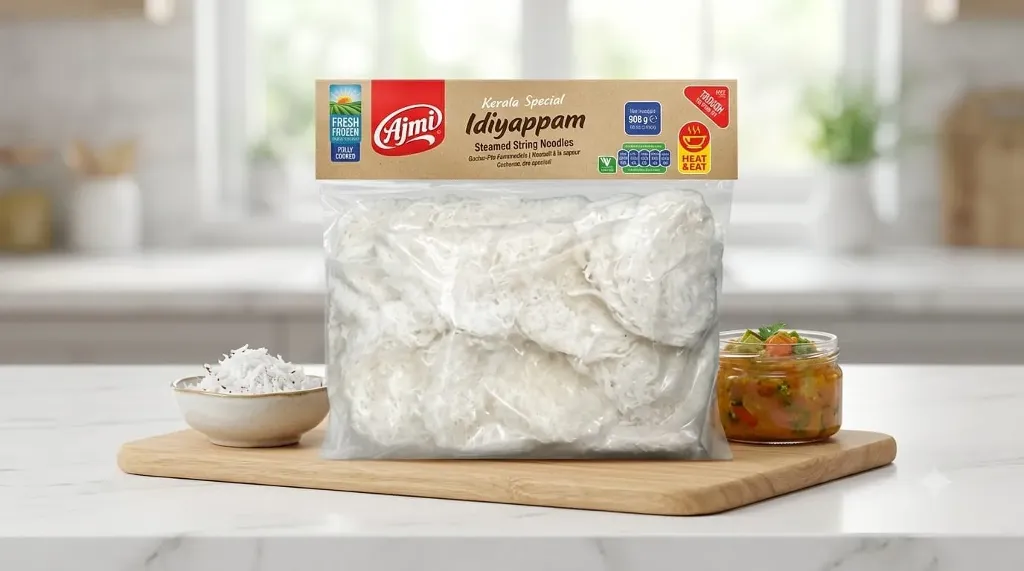 Steamed Idiyappam 908gm - Ajmi