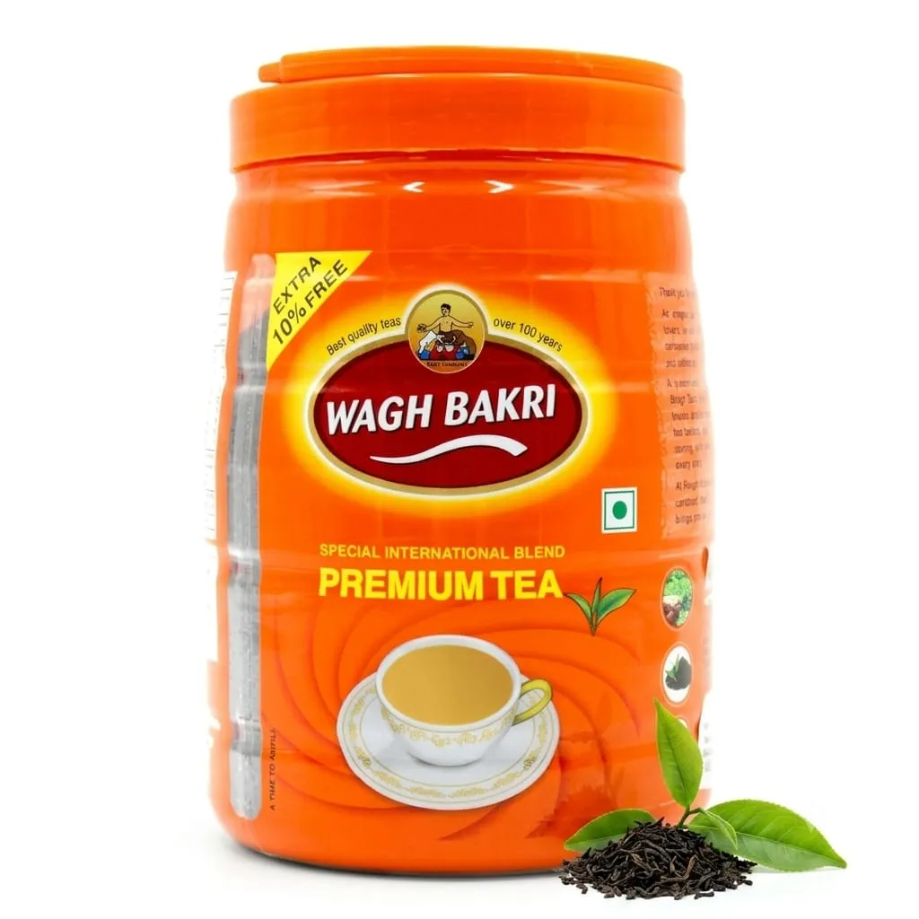 WAGH BAKRI PREMIUM BLACK TEA JAR 225GM