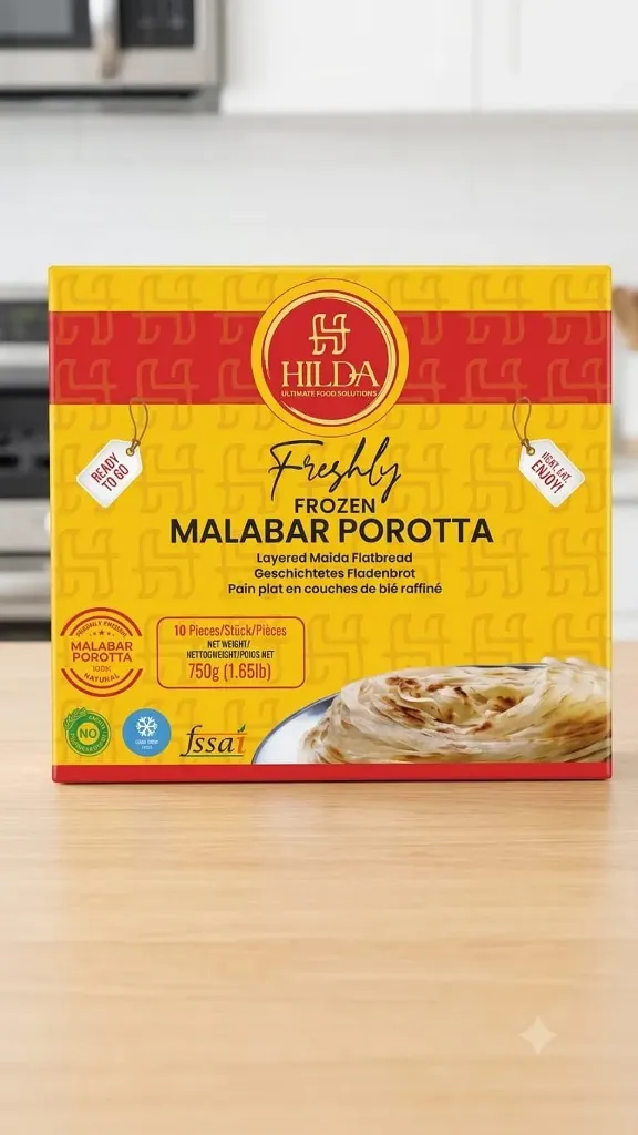 Hilda Malabar Porotta 750 gm