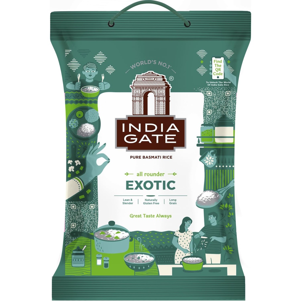 India Gate Exotic Basmati Rice (5kg)