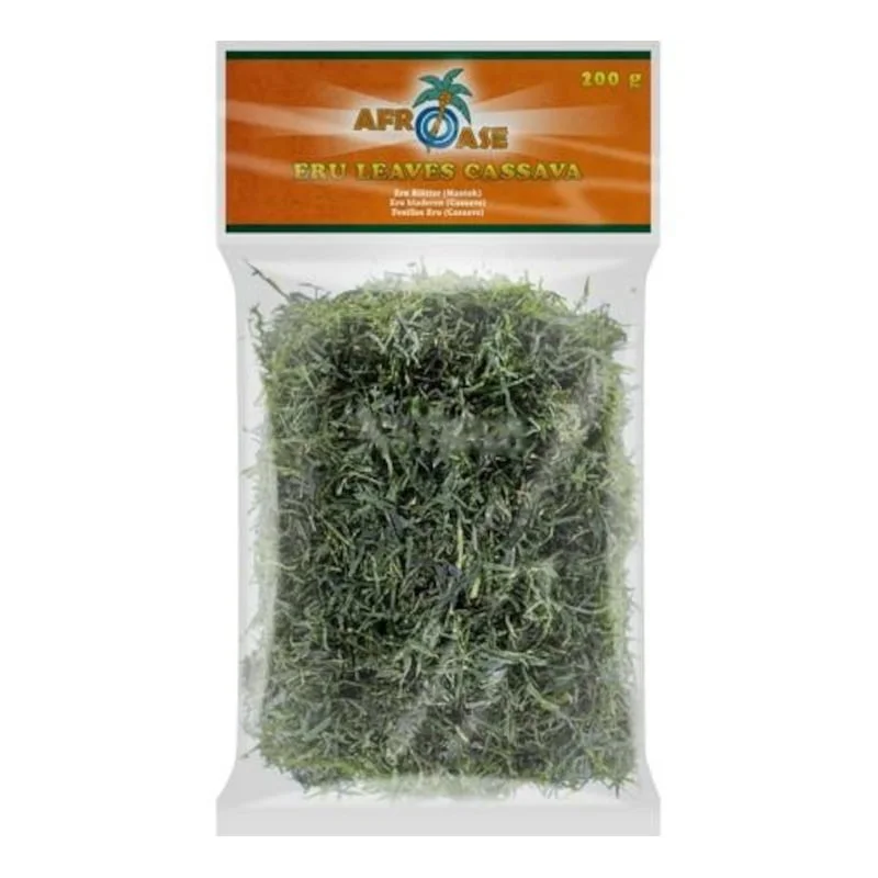 AFROASE African Jointfir Leaves frozen (Eru/Fumbua/Ukasi/Afang/KoKo) 200gm