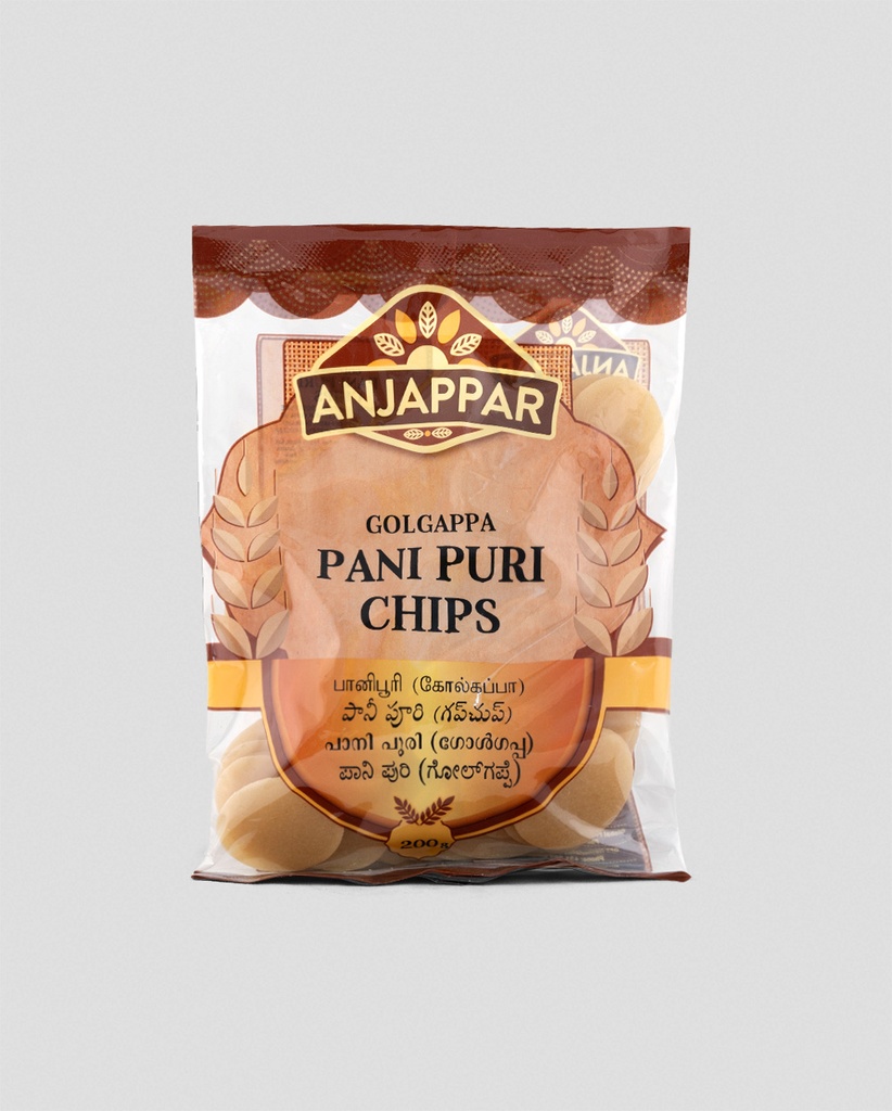 Anjappar Pani Puri Chips (Gol Gappa) 200G